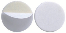 TOPE ADHESIVO REDONDO BLANCO -  BLISTER X 12