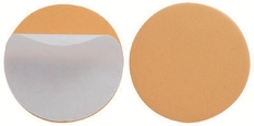 TOPE ADHESIVO REDONDO   BEIGE  -   BLISTER X 12