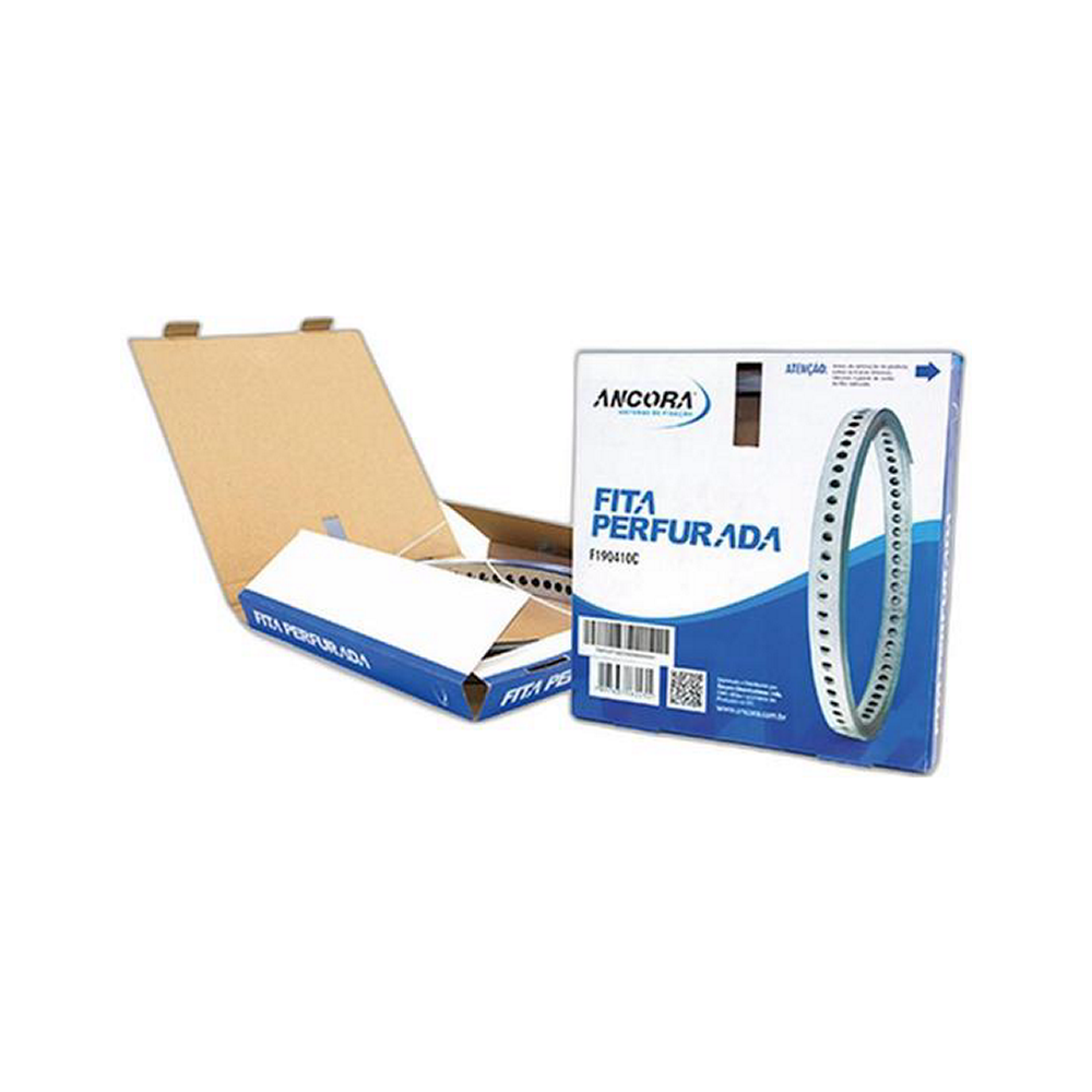 CINTA PERFORADA/GRAMPA COLLAR (ROLLO 10 MT. C/CAJA)